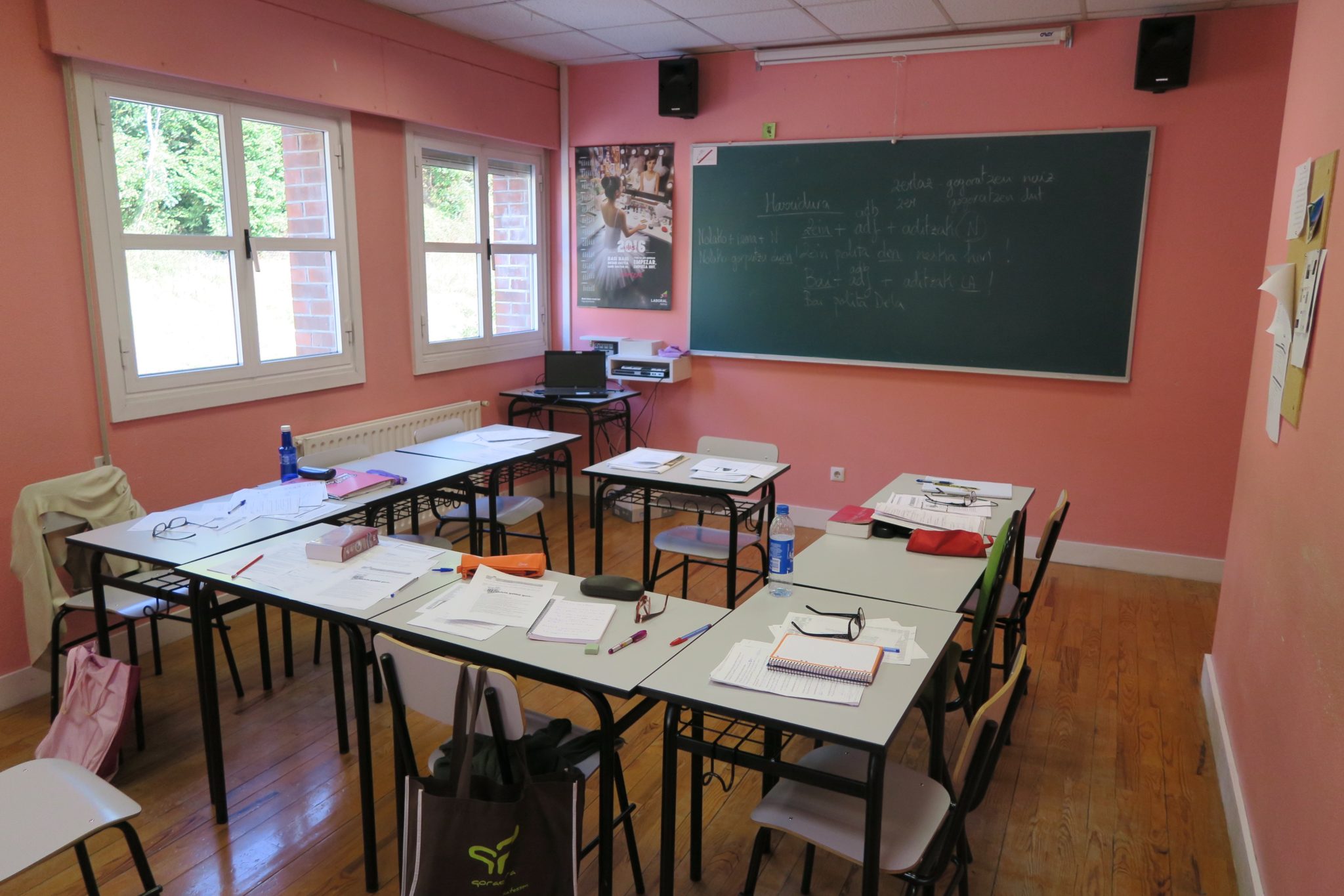 Students learning in classroom